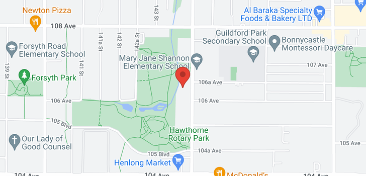 map of 10633-10635 144TH STREET